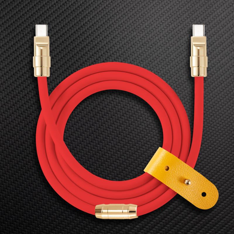 "Golden Chubby" Custom Gilded Fast Charge Cable - Image 23