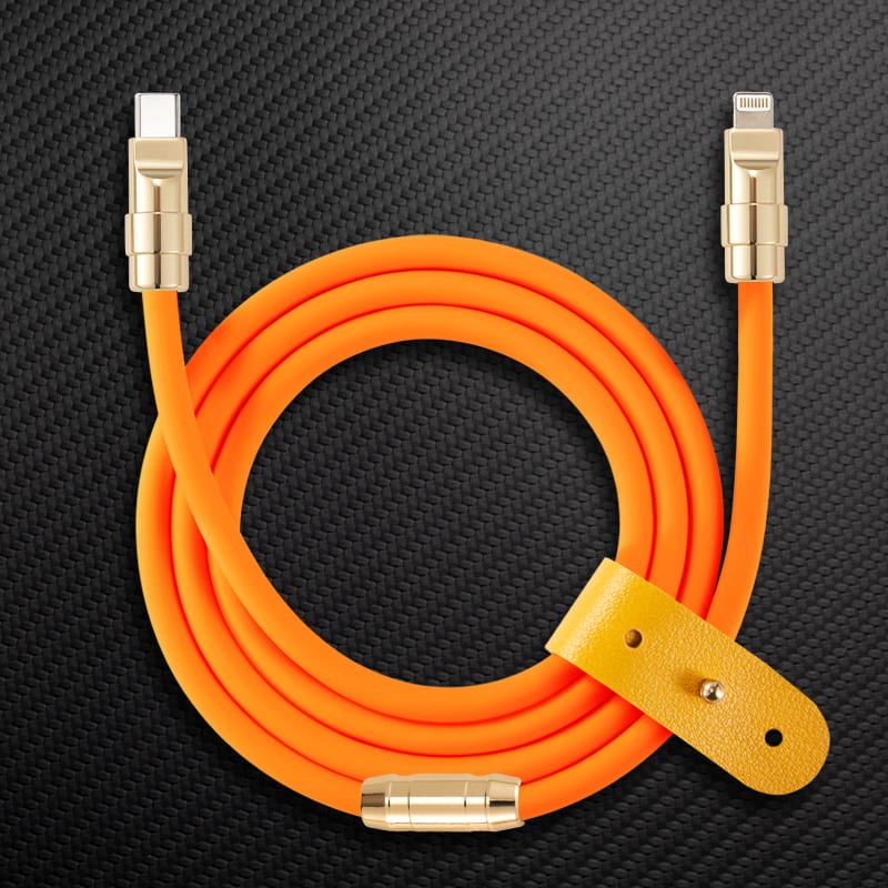 "Golden Chubby" Custom Gilded Fast Charge Cable - Image 30