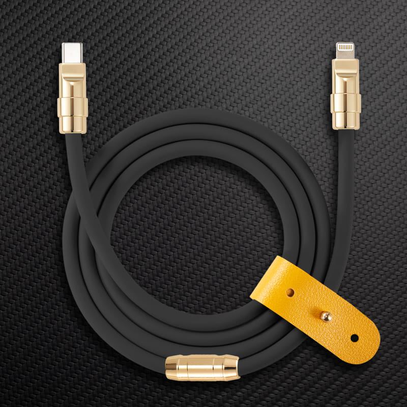"Golden Chubby" Custom Gilded Fast Charge Cable - Image 34