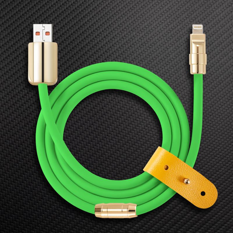 "Golden Chubby" Custom Gilded Fast Charge Cable - Image 6