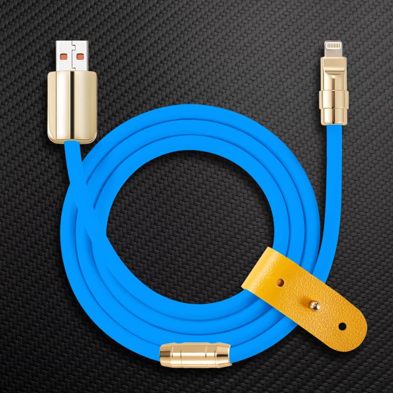 "Golden Chubby" Custom Gilded Fast Charge Cable - Image 7