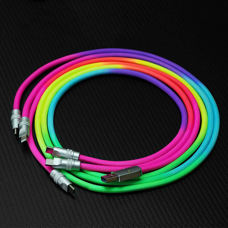 "Rainbow Chubby" Colorful Chubby Cable - Image 5