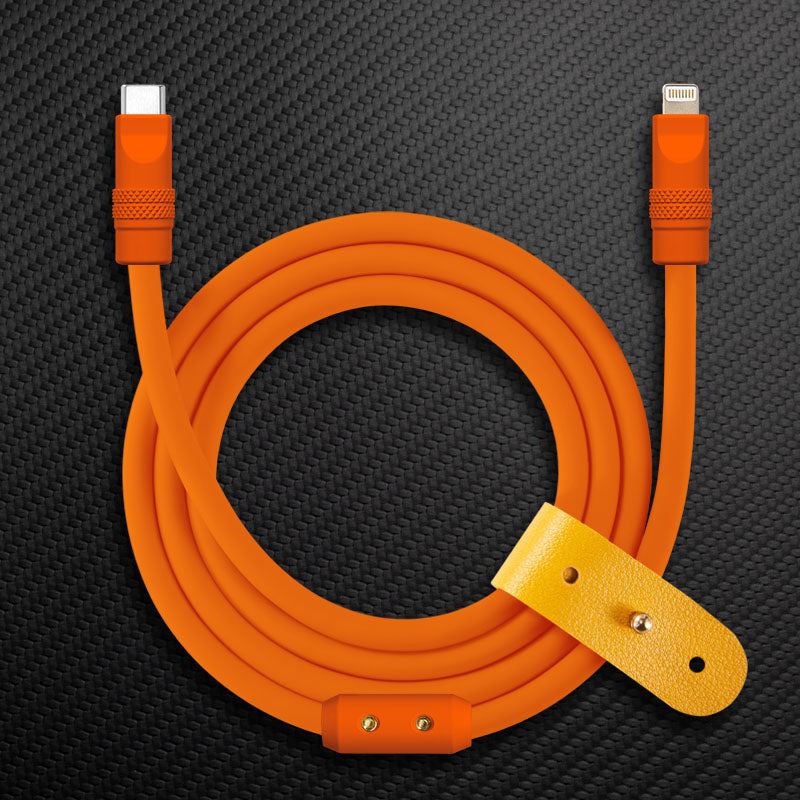 "Mono Chubby" Solid Color Silicone Charge Cable - Image 25