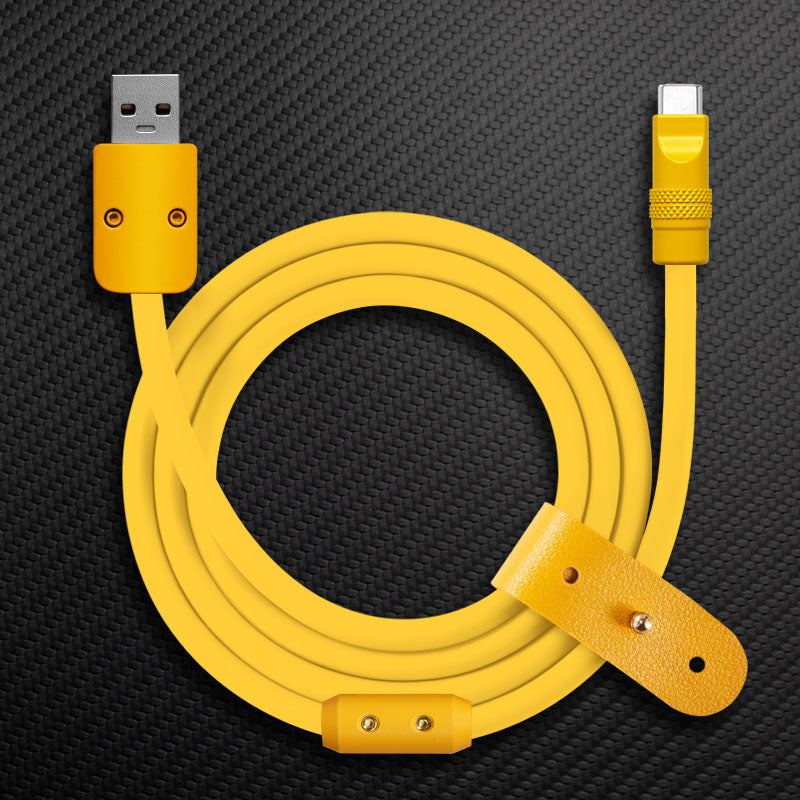 "Mono Chubby" Solid Color Silicone Charge Cable - Image 34