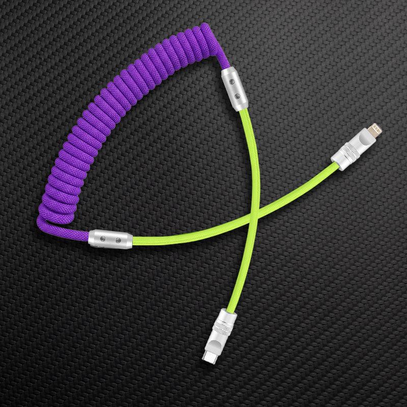 "Colorblock Chubby" Spring Charge Cable - Image 76