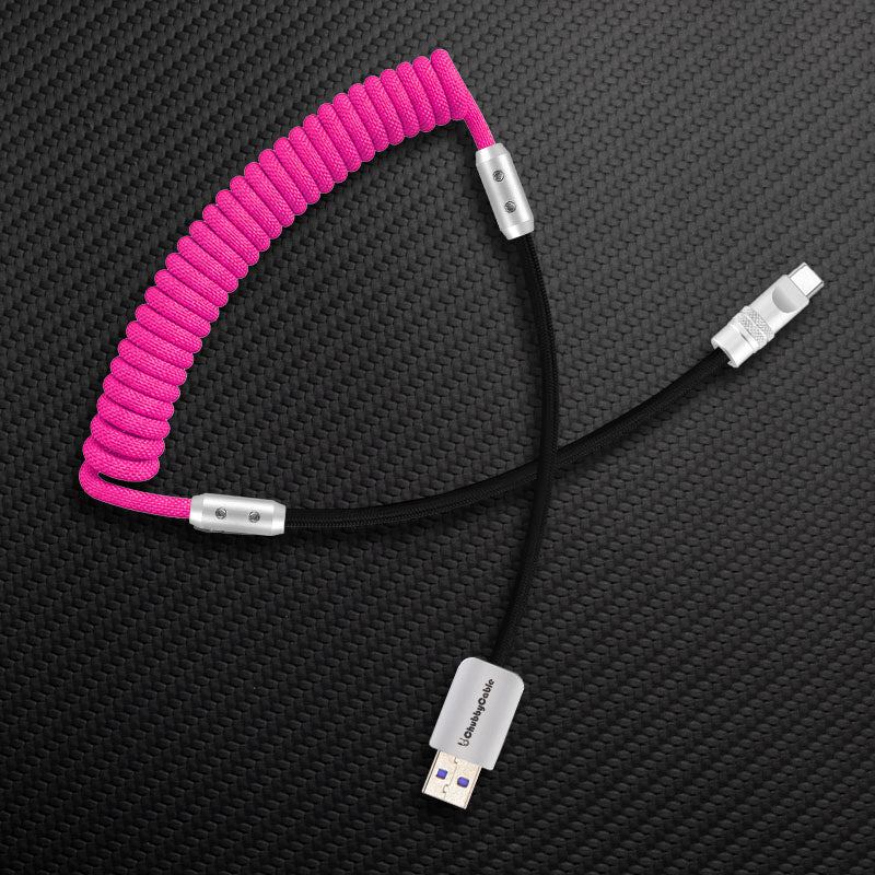 "Colorblock Chubby" Spring Charge Cable - Image 80