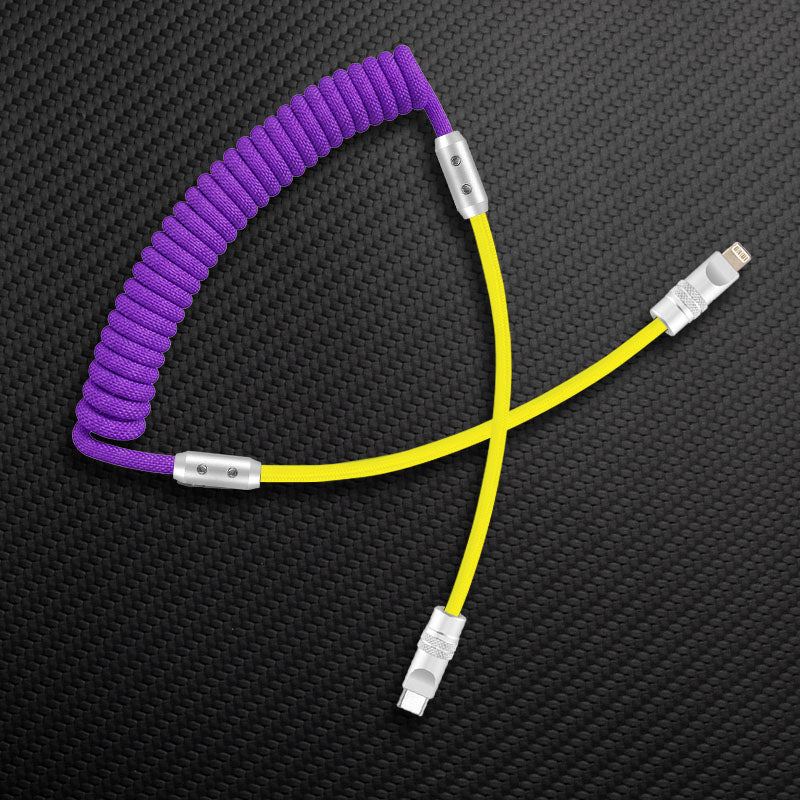 "Colorblock Chubby" Spring Charge Cable - Image 90