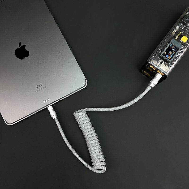 "Curly Chubby" Retractable Fast Charging Cable - Image 34