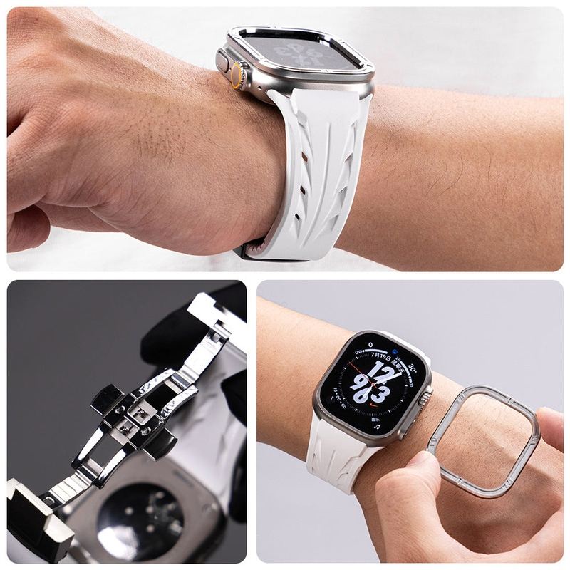 "Elegance Redefined" Silicone Sport Band For Apple Watch - Image 5