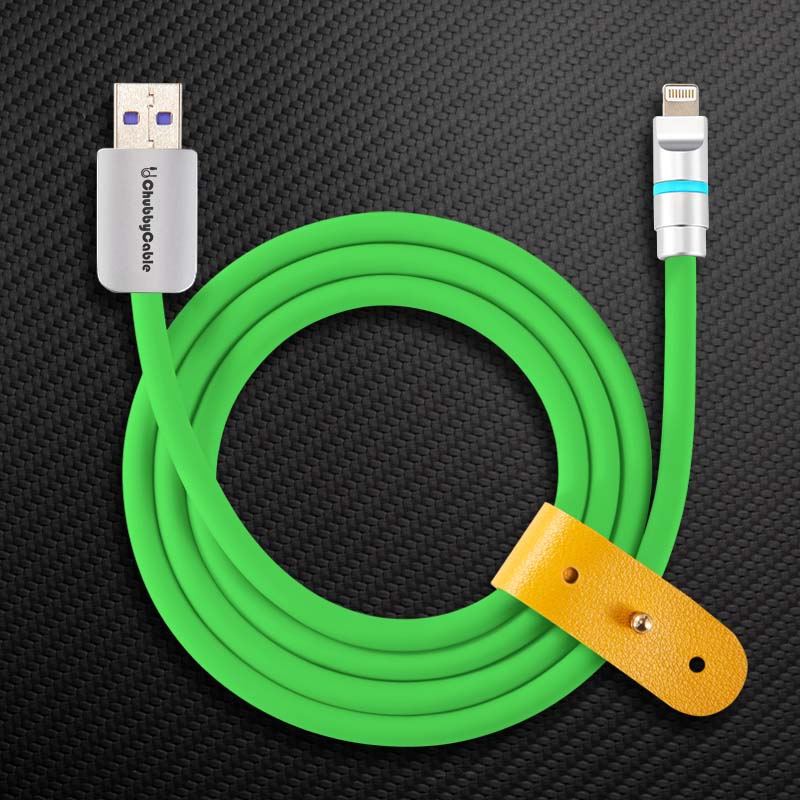 "Neon Chubby" Fast Charge Cable With Smart Light - Image 35