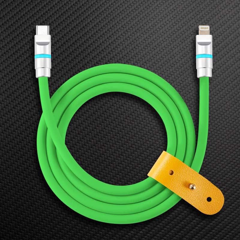 "Neon Chubby" Fast Charge Cable With Smart Light - Image 36