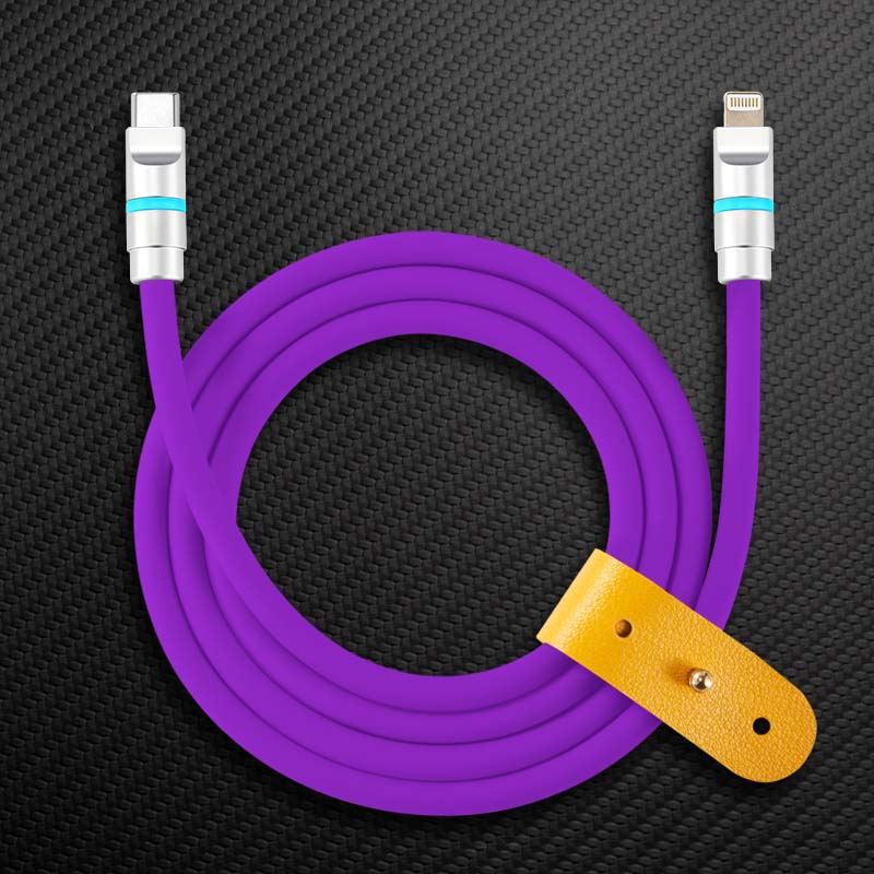 "Neon Chubby" Fast Charge Cable With Smart Light - Image 48