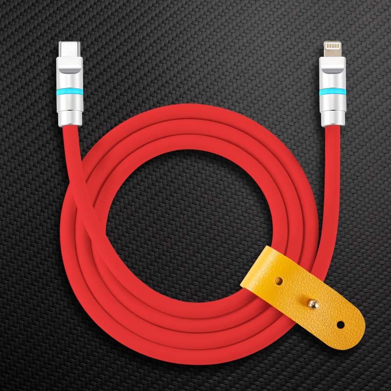 "Neon Chubby" Fast Charge Cable With Smart Light - Image 52