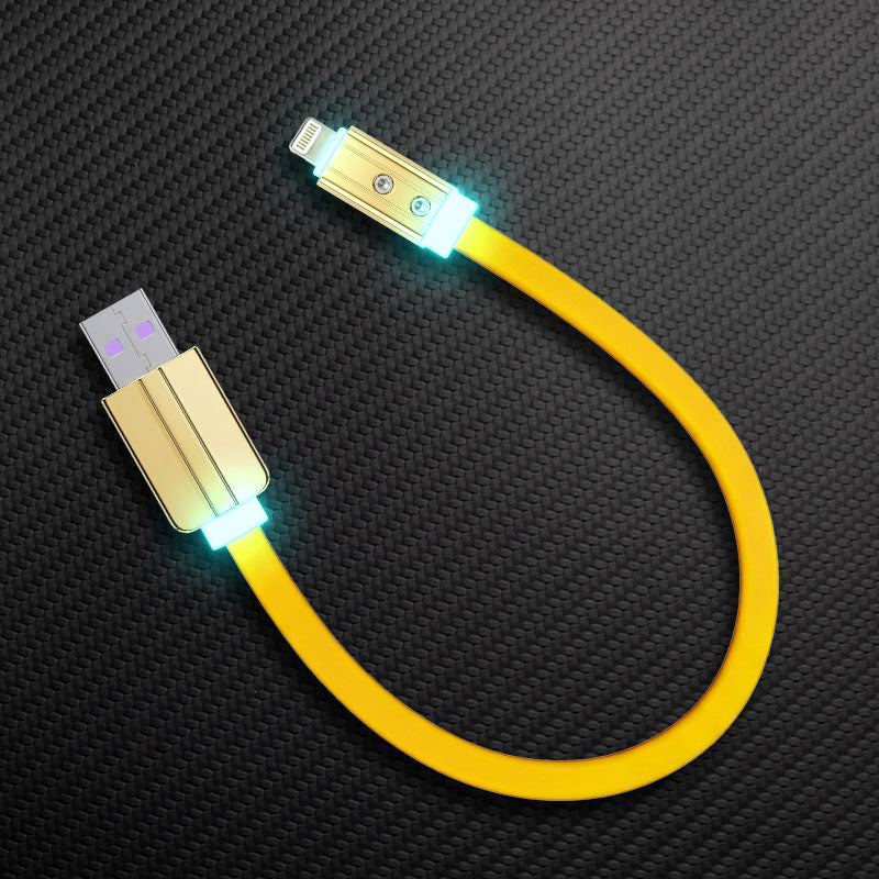 "Neon Chubby" Flat Charge Cable With Gold-plated Design - Image 20